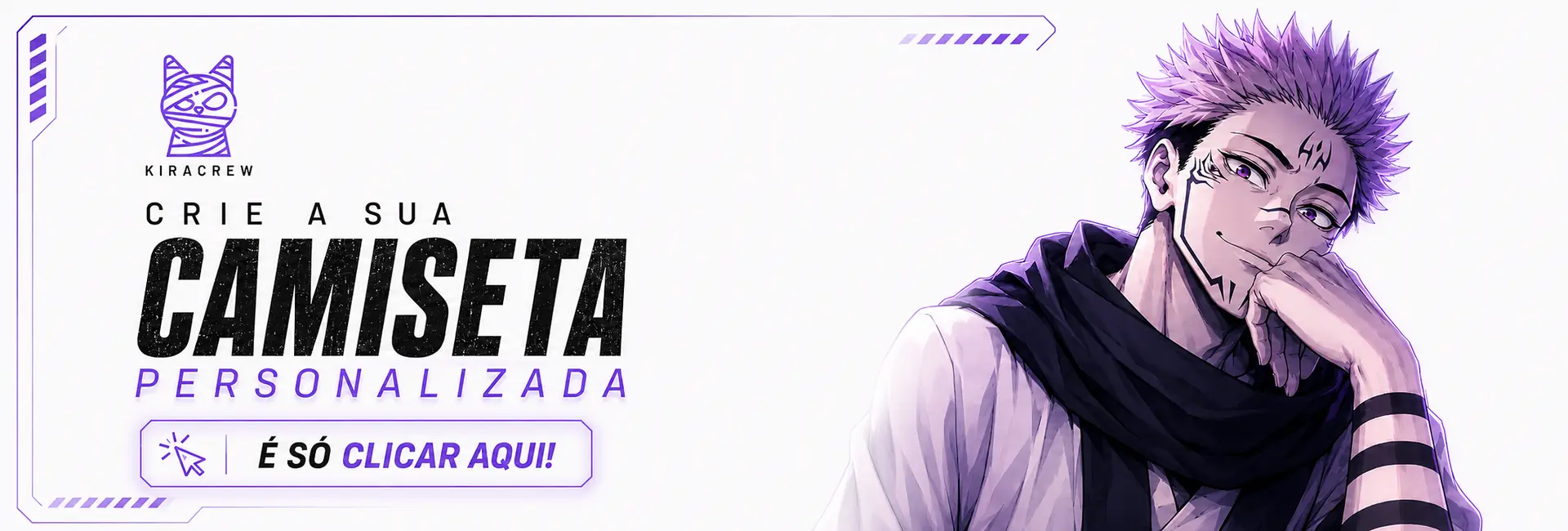 Crie sua camiseta personalizada na KiraCrew Custom