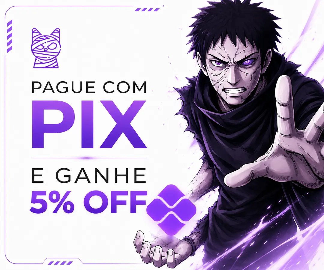 Pague com Pix e ganhe cinco por cento de desconto