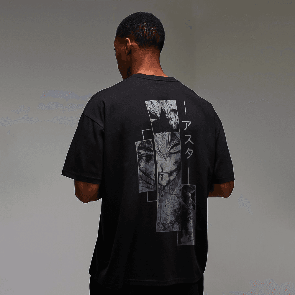 Camiseta Asta Five-Leaf Clover Oversized