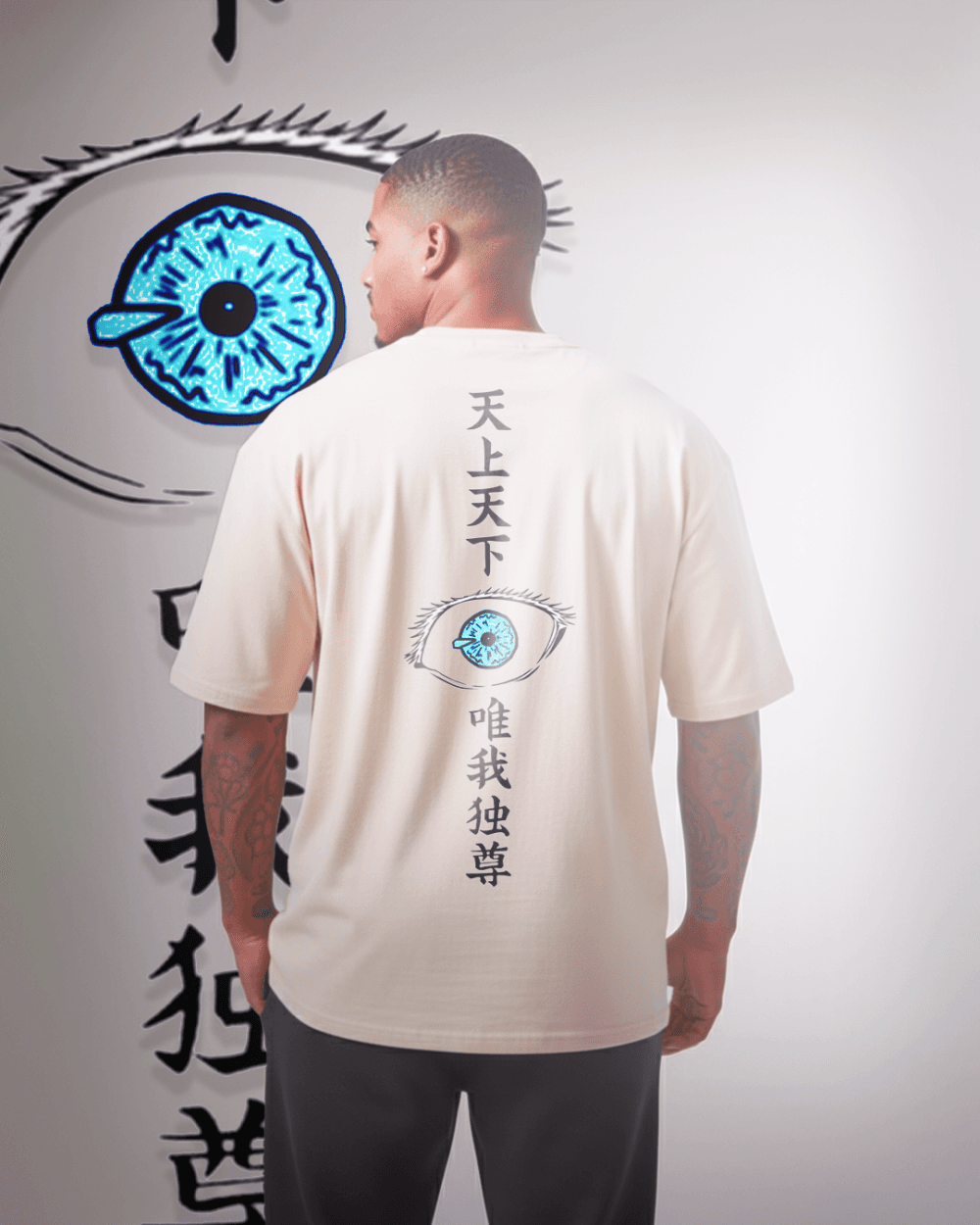 Camiseta Gojo Eyes Oversized