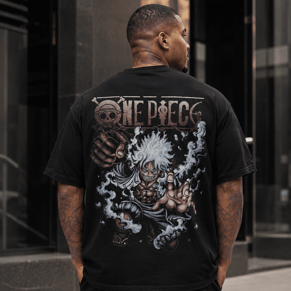 Camiseta Luffy Gear5 Oversized Premium