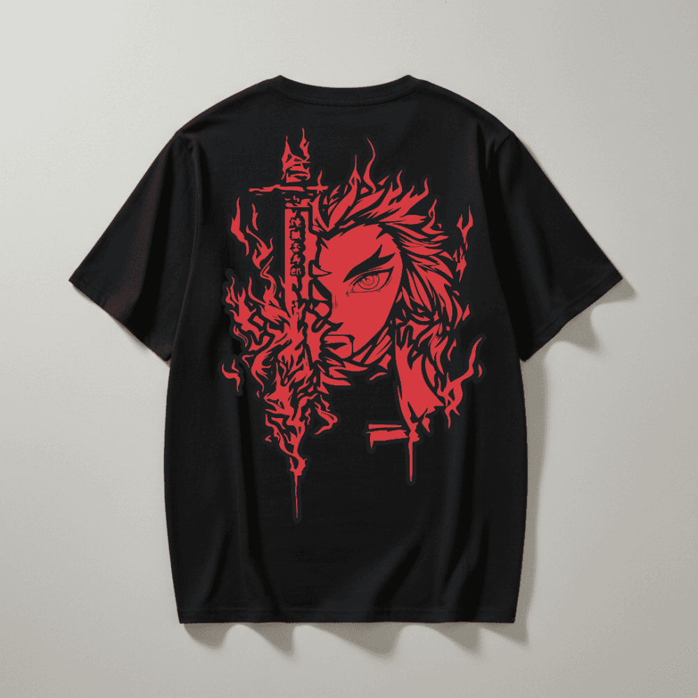 Camiseta Rengoku Oversized