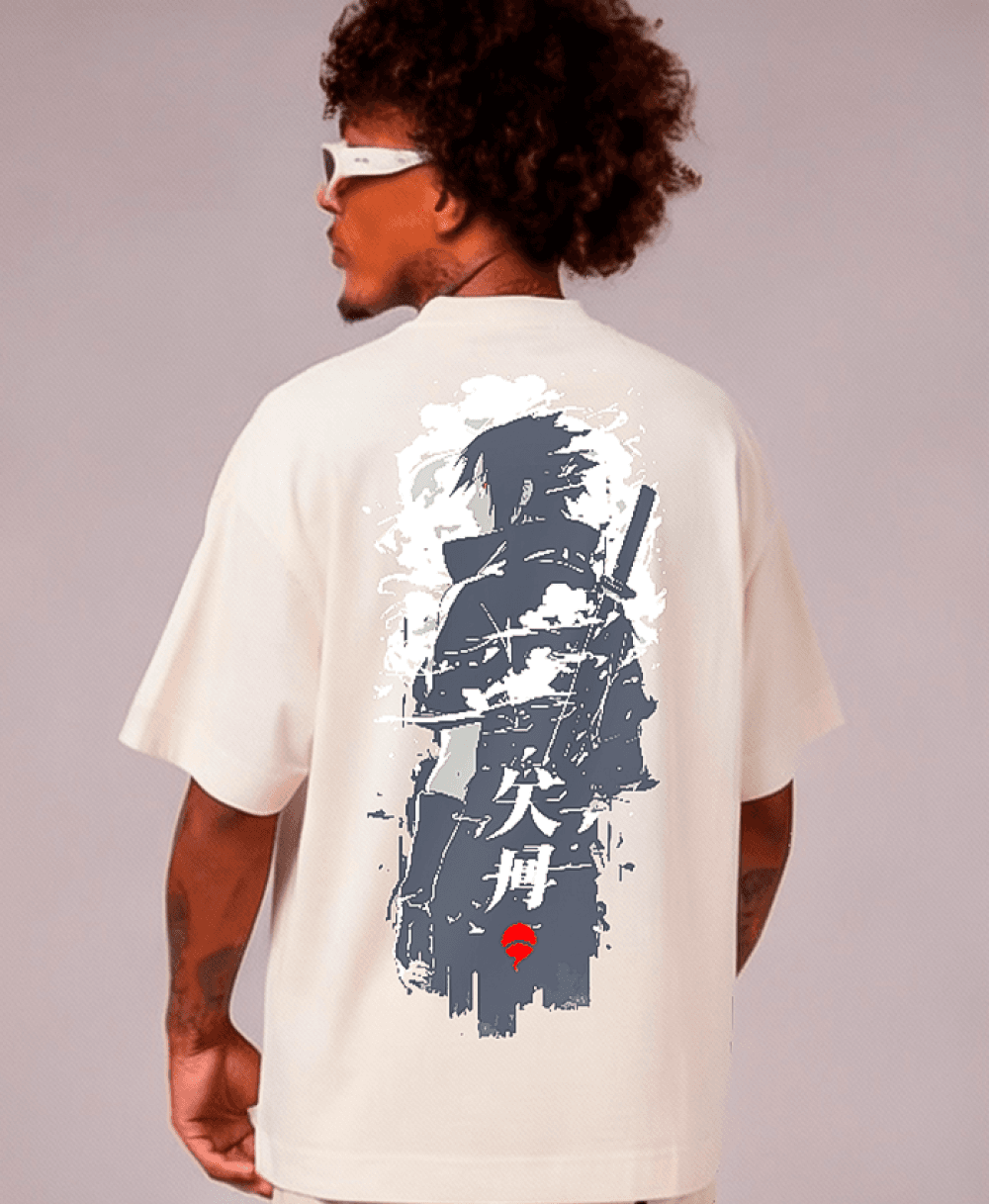 Camiseta Sasuke Oversized