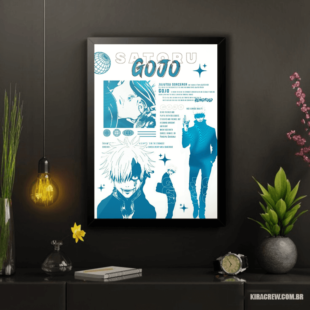 Quadro Gojo Poster