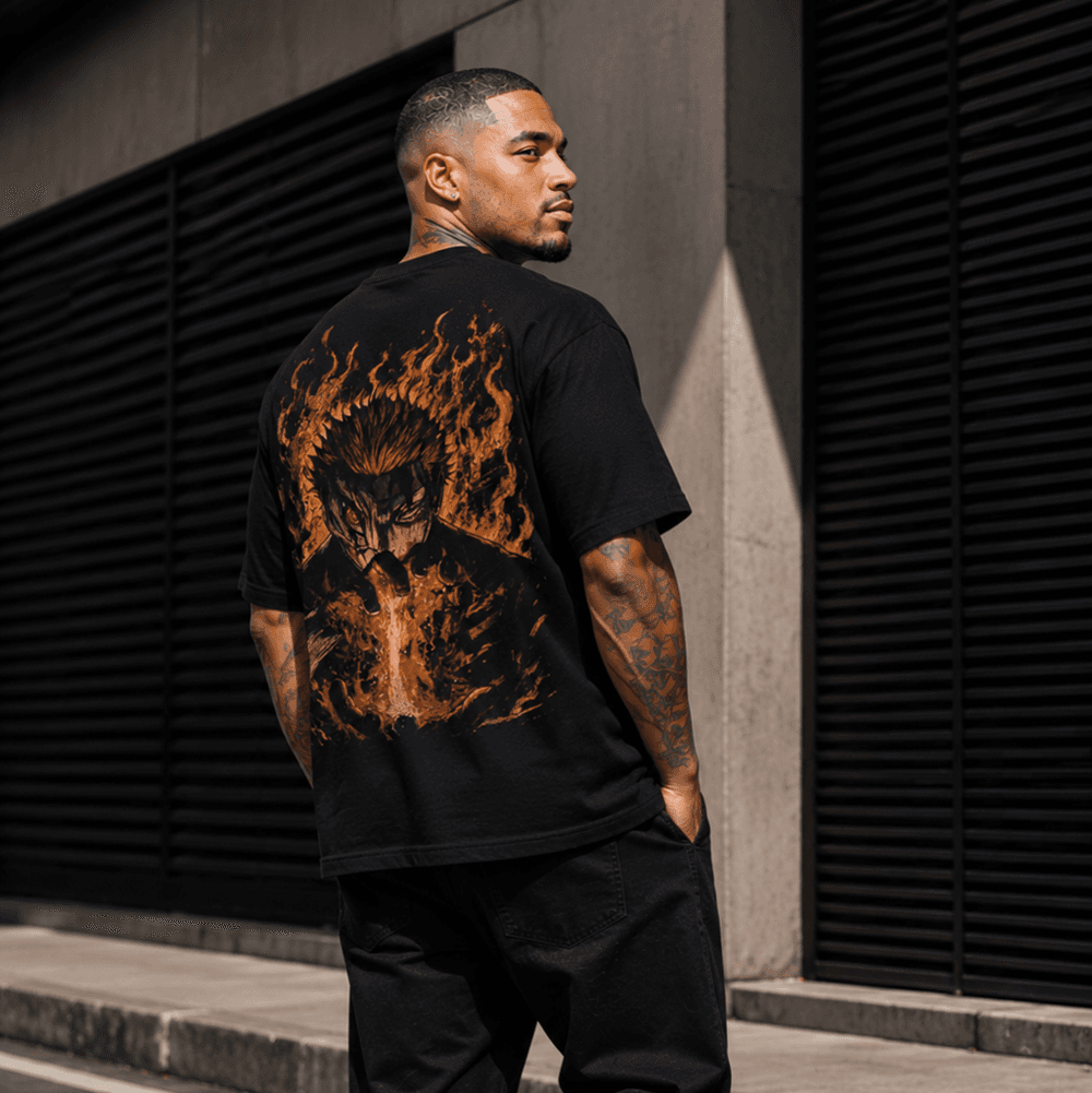 Sukuna Flames Oversized Premium